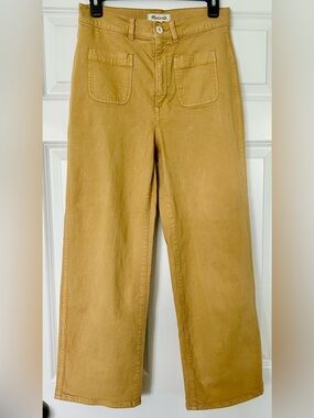 Madewell High-Rise Wide-Leg Jeans in Camel